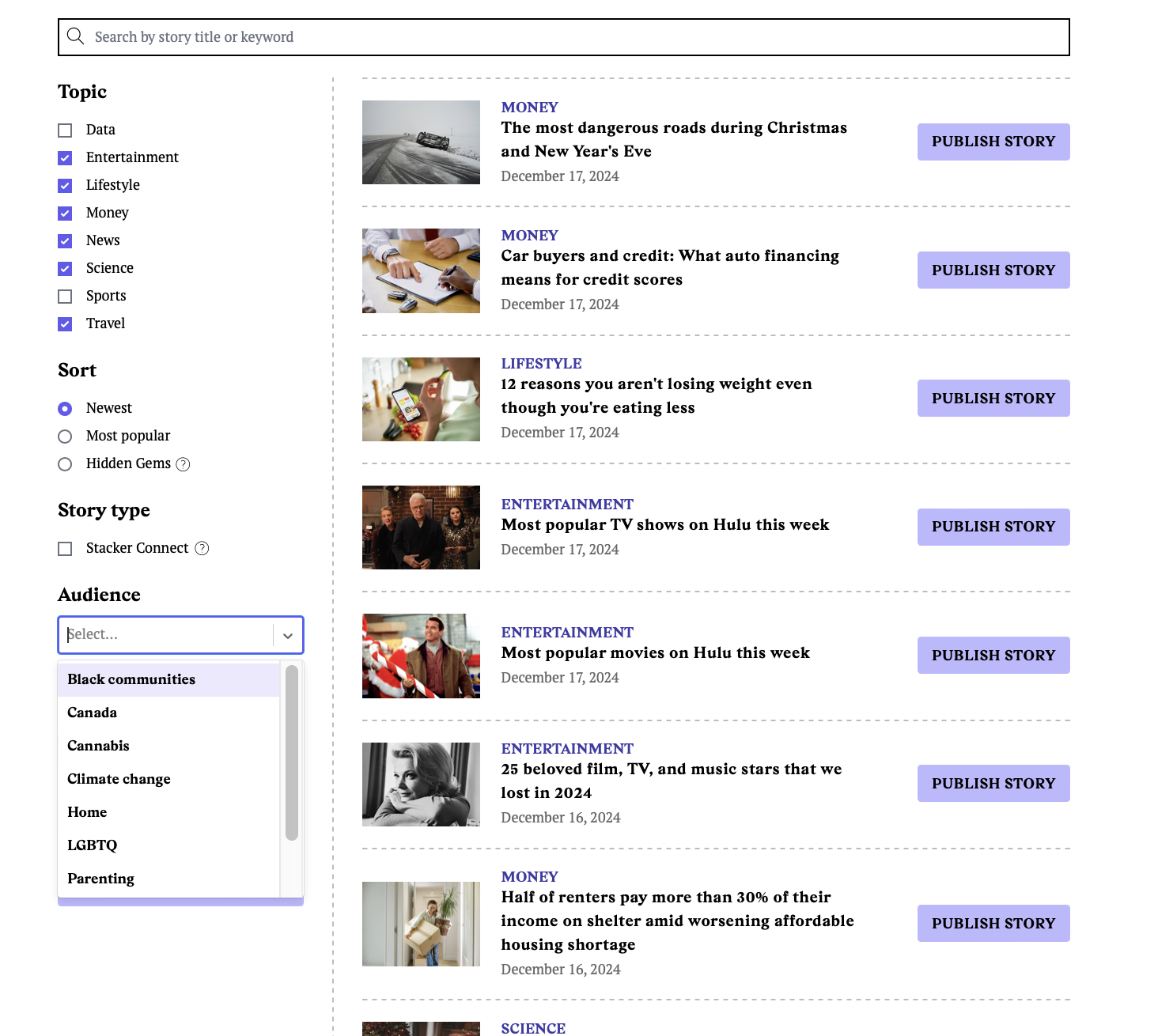 Audience Filters