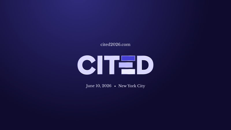 Announcing Cited 2026: A Curated Summit for Content Leaders