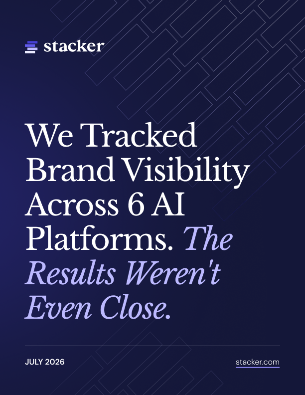 We Tracked Brand Visibility Across 6 AI Platforms. The Results Werent Even Close.
