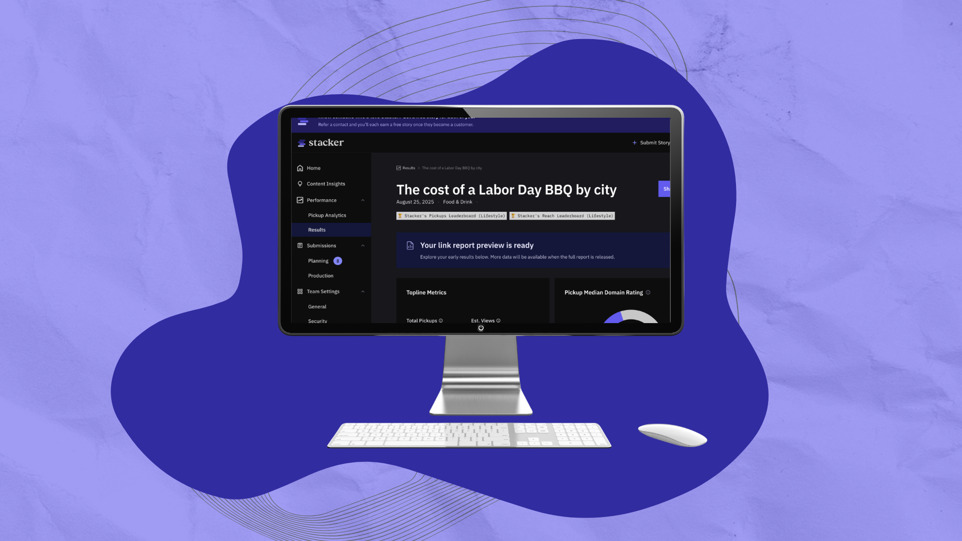 Stacker Product Update: Report Previews, Sparks History, and More